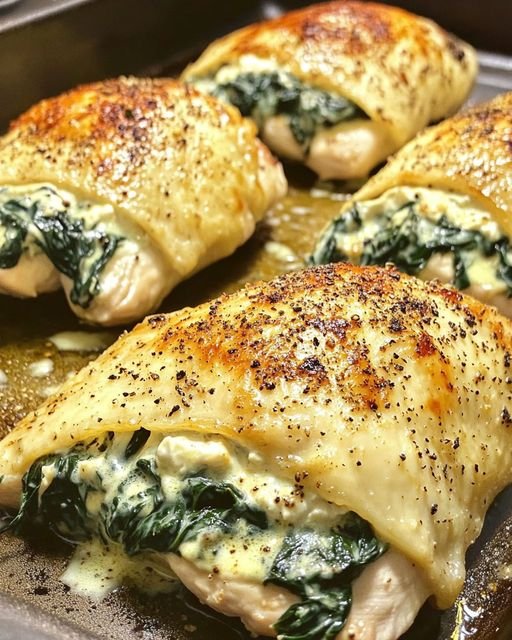 Pechugas de Pollo al Horno Rellenas de Espinacas y Queso 457441086_122128646504342639_3016591919093751241_n