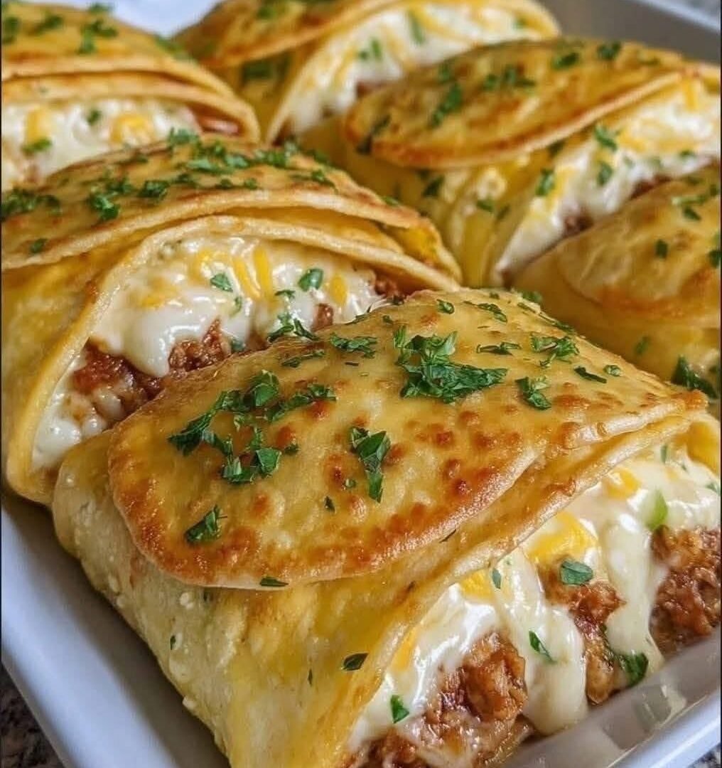 Loaded Cheesy Pocket Tacos Recipe 🌮 26A3583B-F24B-42F3-A9B8-D3C05FF6BEB6