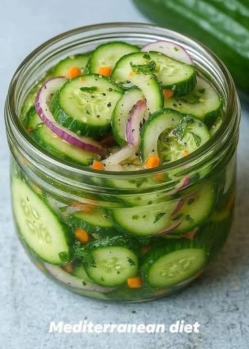 🥒 Fresh Pickled Cucumber Salad IMG_3391